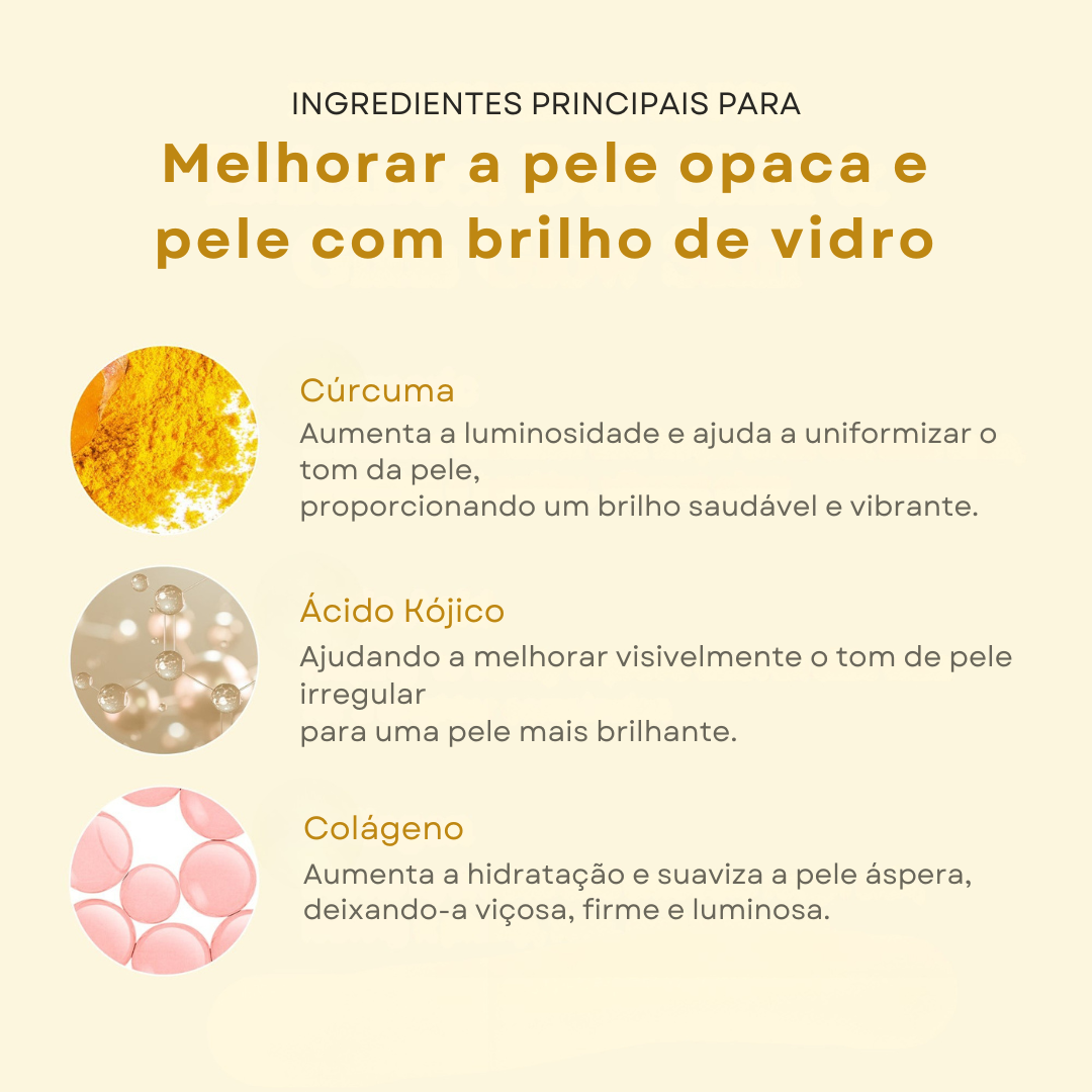 Máscara facial para manchas e linhas finas