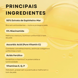 Creme com Sea Buckthorn e vitamina C para pele radiante