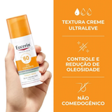 Eucerin Sun Oil Control Protetor Solar Gel-Creme FPS 50+
