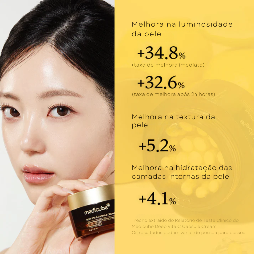 Creme de vitamina C Medicube para brilho e firmeza