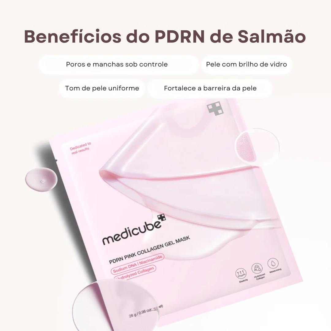 Revitalização da pele com máscara PDRN Medicube