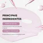 PDRN facial mask para firmeza e hidratação